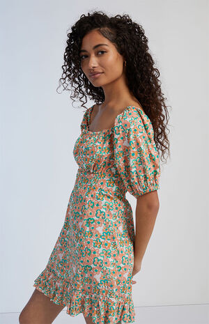 Cleo Flower Mini Dress image number 3