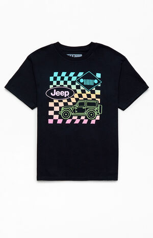 Kids Jeep Checkerboard T-Shirt image number 1