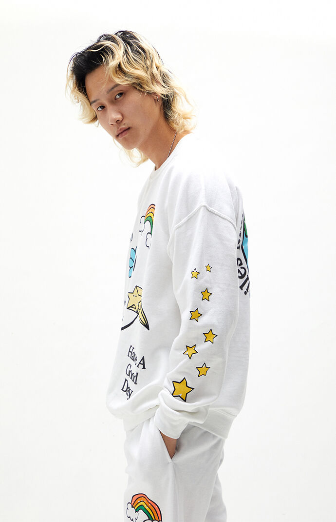 Pacsun smiley face best sale sweatshirt