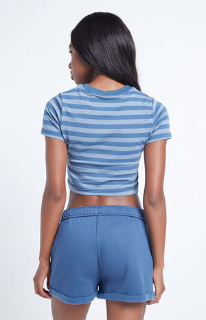 By PacSun Star Rolled Sweat Shorts image number 4