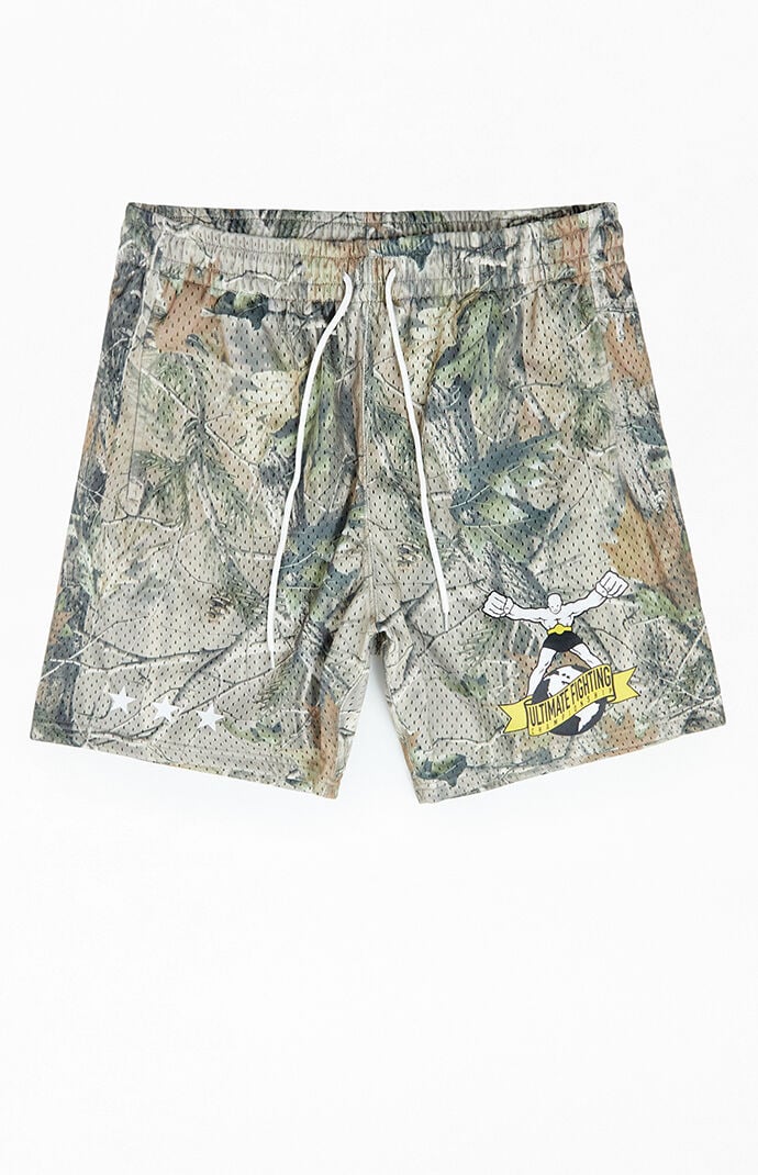 Ufc Men's Camo Mesh Shorts In Camouflage In Multi
