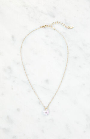 x PacSun Daisy Drop Necklace image number 3
