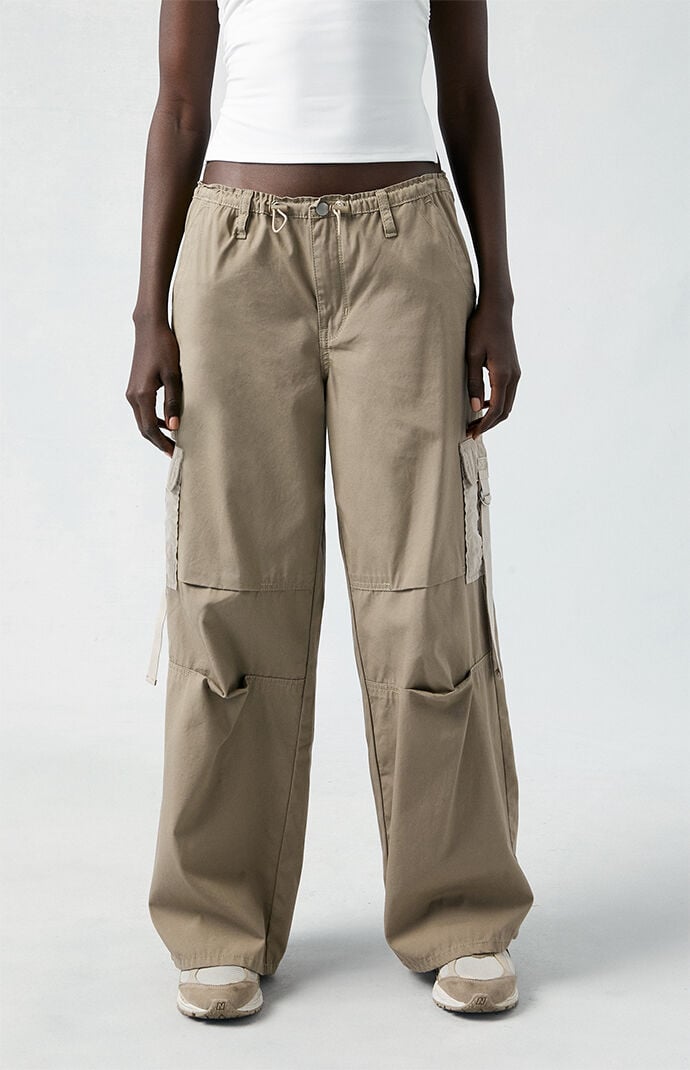 PacSun Brown Toggle Baggy Cargo Pants | PacSun PacSun Brown Toggle Baggy Cargo Pants | PacSun