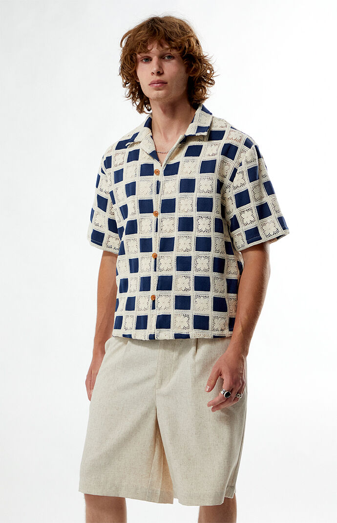 FIELD OF STUDY by Pacsun Checkered Yucca Camp Shirt
