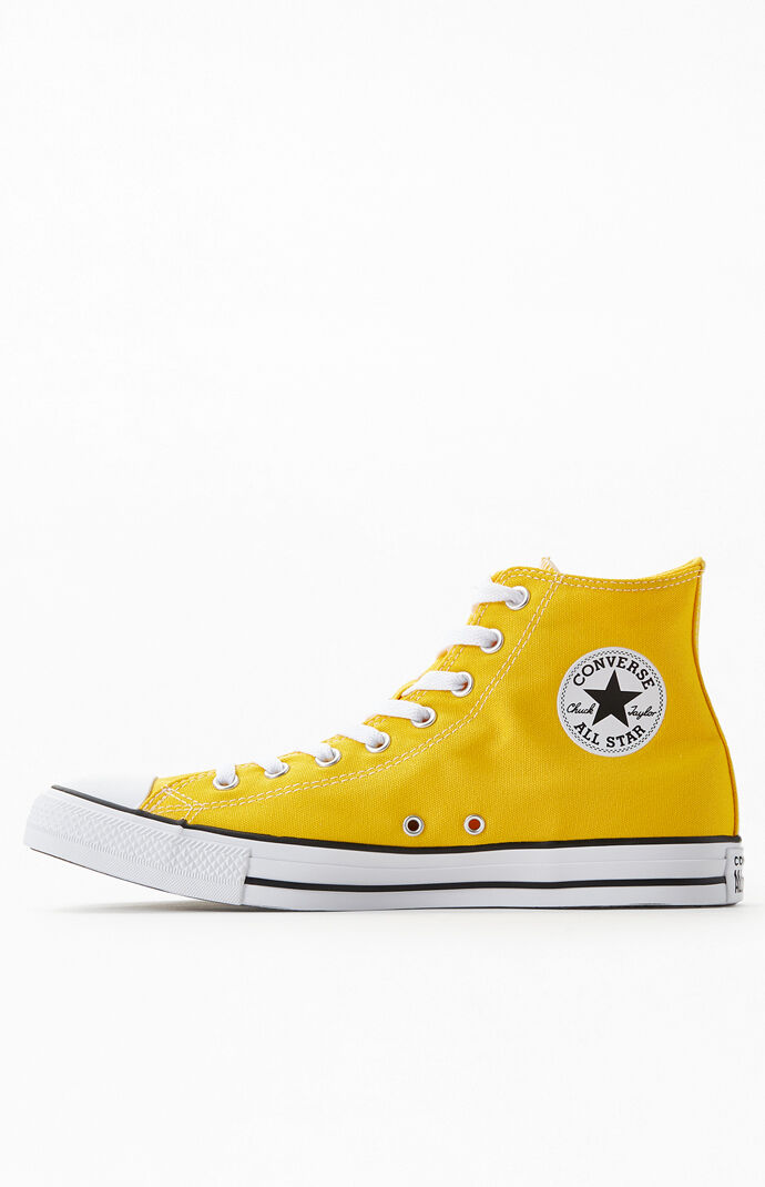 yellow chucks