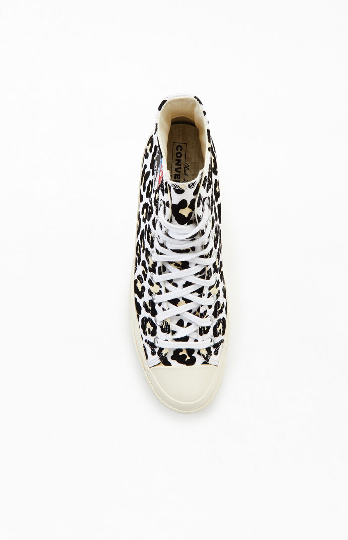 Leopard Chuck Taylor 70 Logo Play High Top Shoes