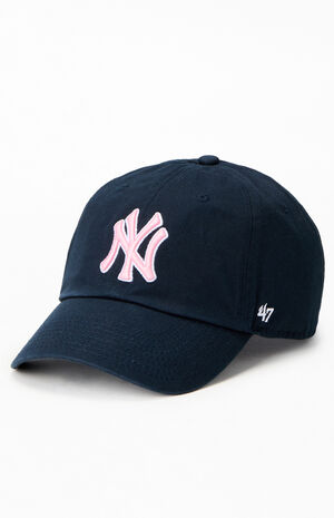 Navy NY Yankees Dad Hat image number 4