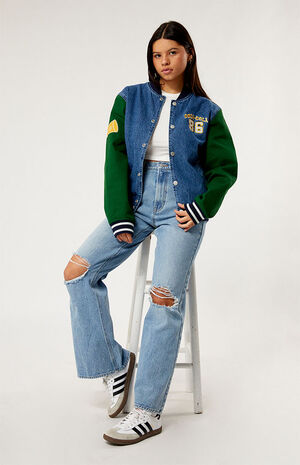 By PacSun Cheer Varsity Jacket image number 4
