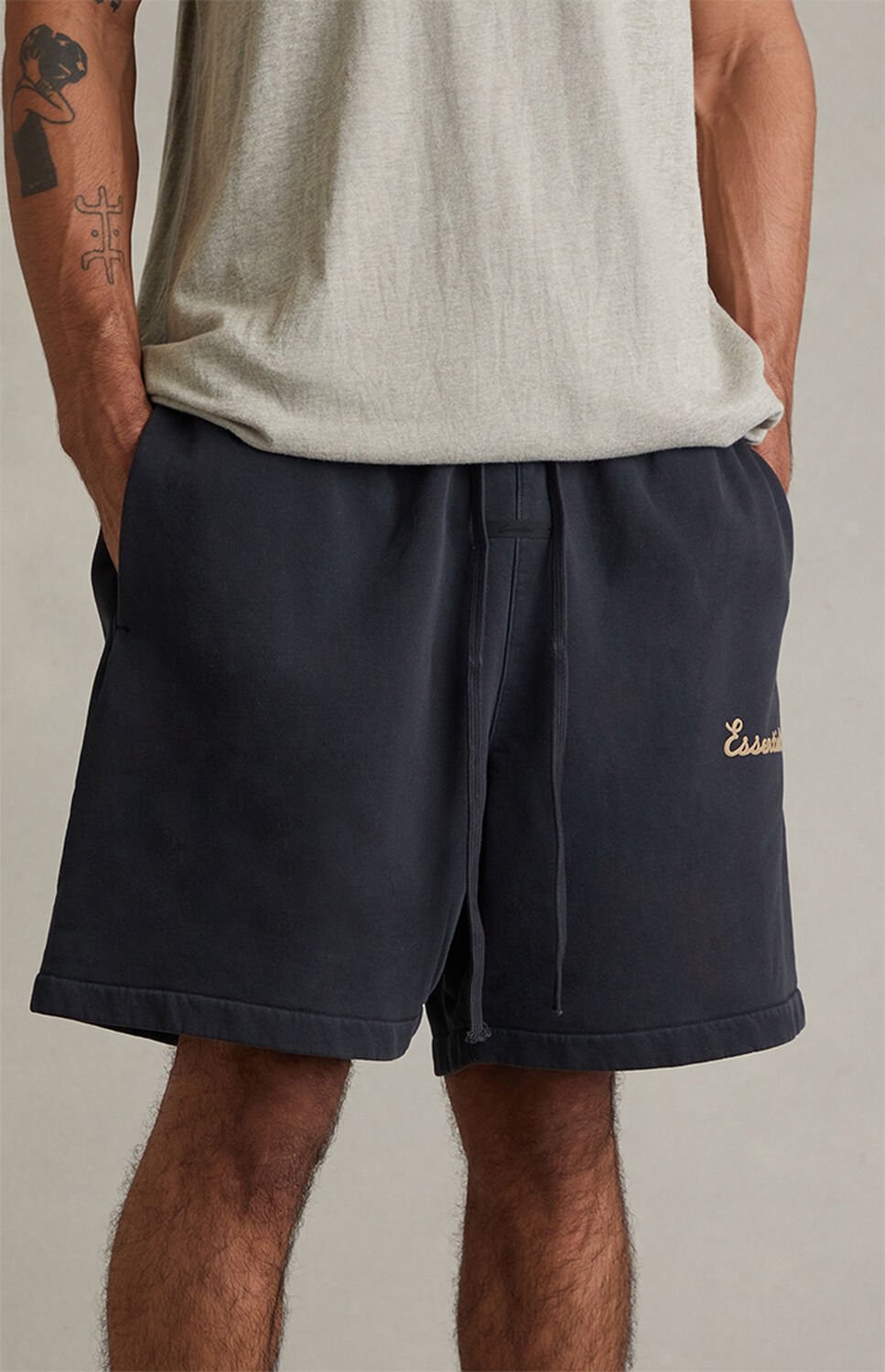Fear of God ESSENTIALS Faded Black Training Classic Fit Sweat Shorts thumbnail 5
