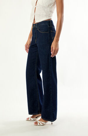 Women's Middy Loose Boot Jeans - Shaded View image number 4