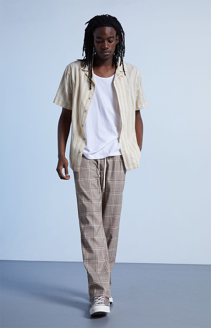 Plaid pants mens pacsun discount