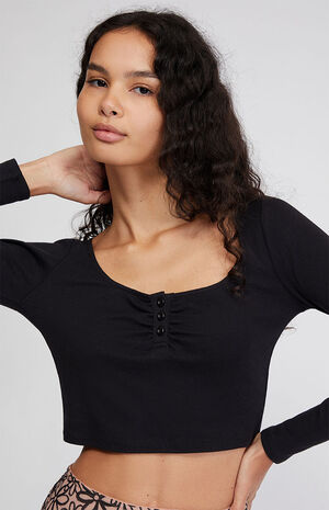 Henley Long Sleeve Top image number 2