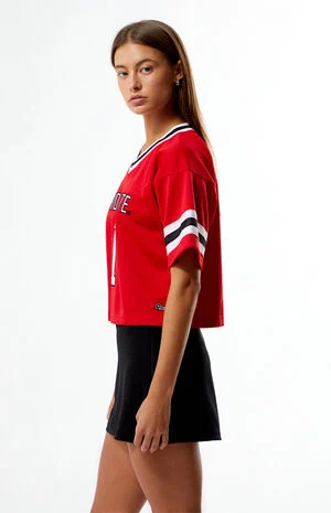 Ohio State Cropped Football Jersey image number 3