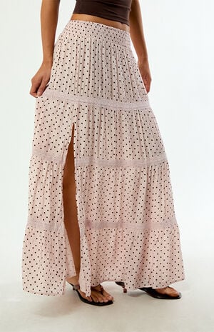 Polka Dot Maxi Skirt image number 5