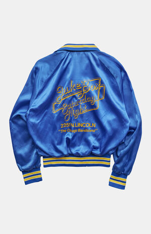 '80s Juke Box Saturday Night Varsity Jacket image number 1