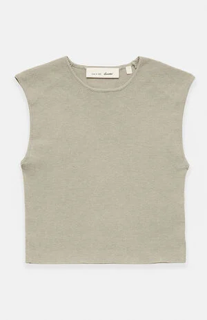Women's Seal Ribbed Knit Crop Top image number 1