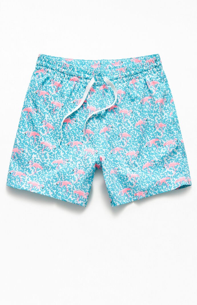 Chubbies flamingo swim trunks hotsell