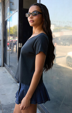 Robyn Cross Off-The-Shoulder Short Sleeve Top image number 2