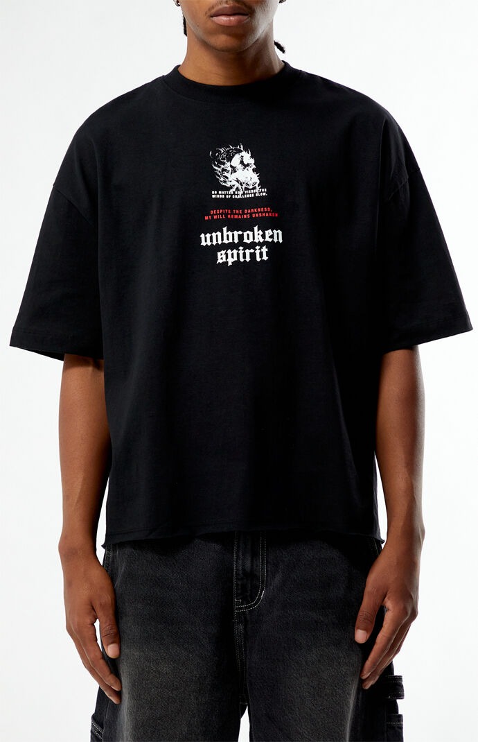 Pacsun Unbroken Spirit Cropped Boxy T-Shirt | PacSun