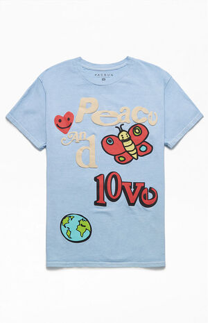 Peace & Love Vintage T-Shirt image number 1