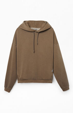 Brown Vintage Wash Comfort Hoodie image number 1
