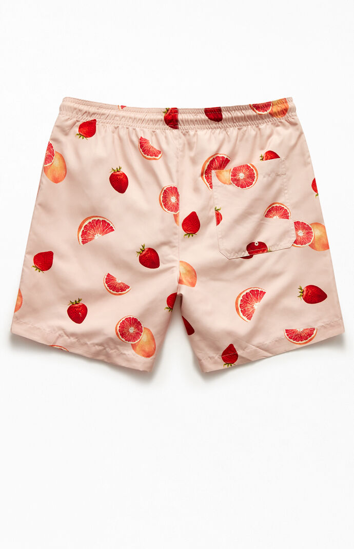 Assorted Fruit 17" Swim Trunks