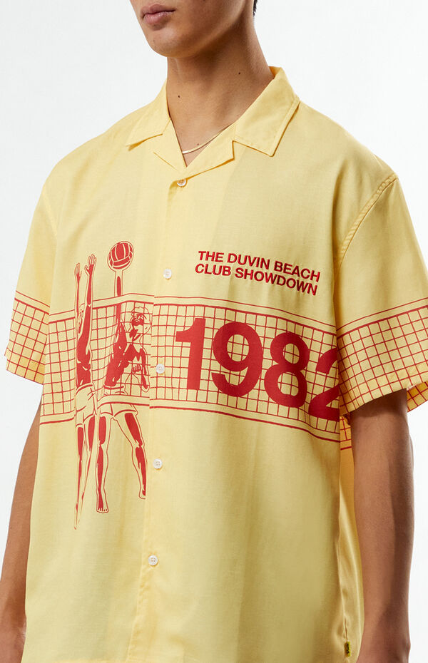 Duvin Design Serving Heat Linen Camp Shirt