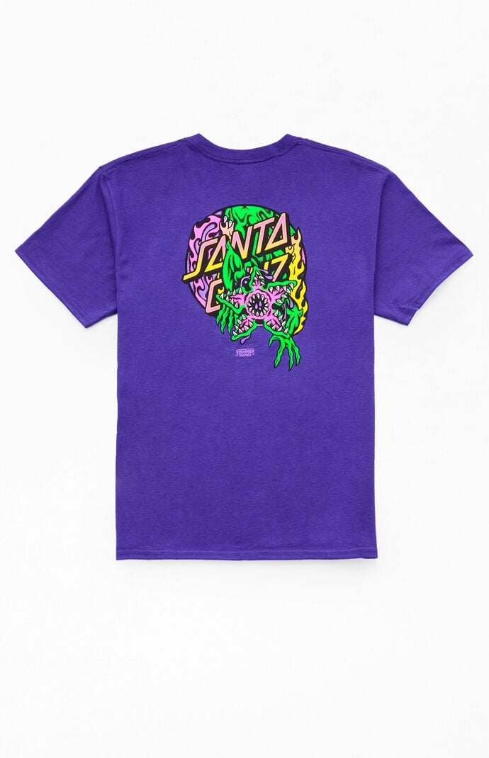 Santa Cruz Kids Stranger Things Demogorgon Dot T-Shirt