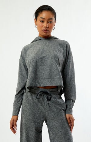Active Cloud Jersey Cropped Hoodie