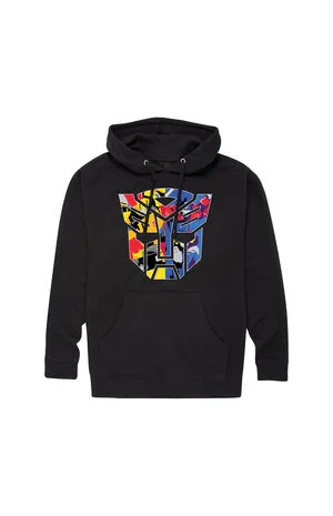 Transformers Color Block Logo Pullover Hoodie image number 1