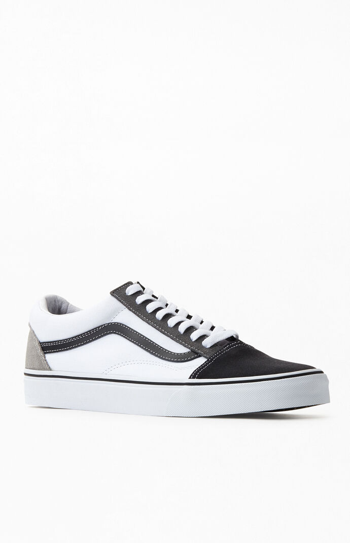 Vans White \u0026 Black UA Old Skool Shoes 