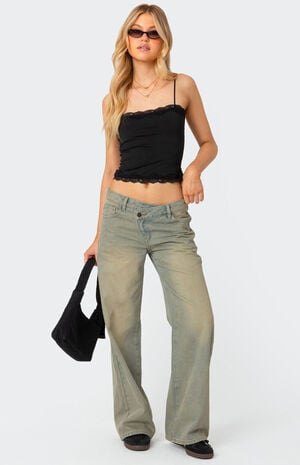 Cruella Lace Trim Tank Top image number 2