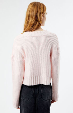 Becca Overlapped V-Neck Sweater image number 4