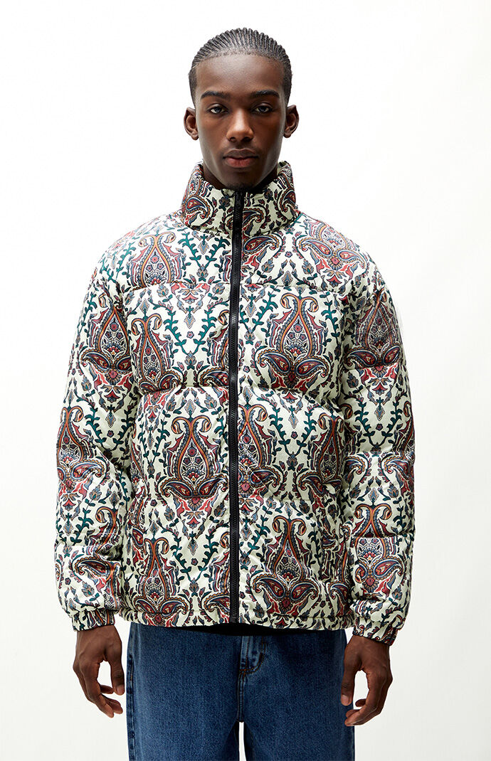 PacSun The Paisley Puffer Jacket PacSun