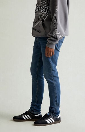 Bryce Stacked Skinny Jeans Stretch Dark Blue image number 3