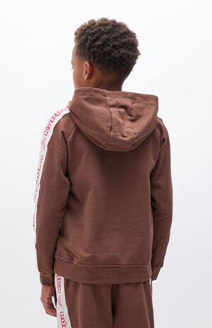 Kids Brown Logo Tape Apet 2 Hoodie image number 3