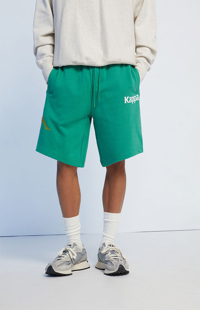 Kappa Green Authentic Sangone Fleece Sweat Shorts PacSun
