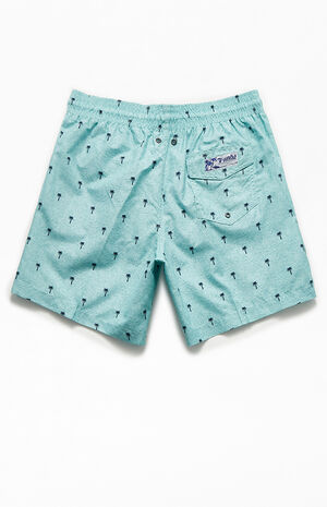 Palm Tree 16" Swim Trunks Palm Tree 16" Swim Trunks image number null