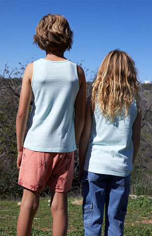 Sun Embroidery Scoop Tank Top image number 3