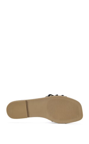Women's Wen Black Flat Sandals image number 5