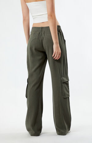 Linen Cargo Pants image number 4