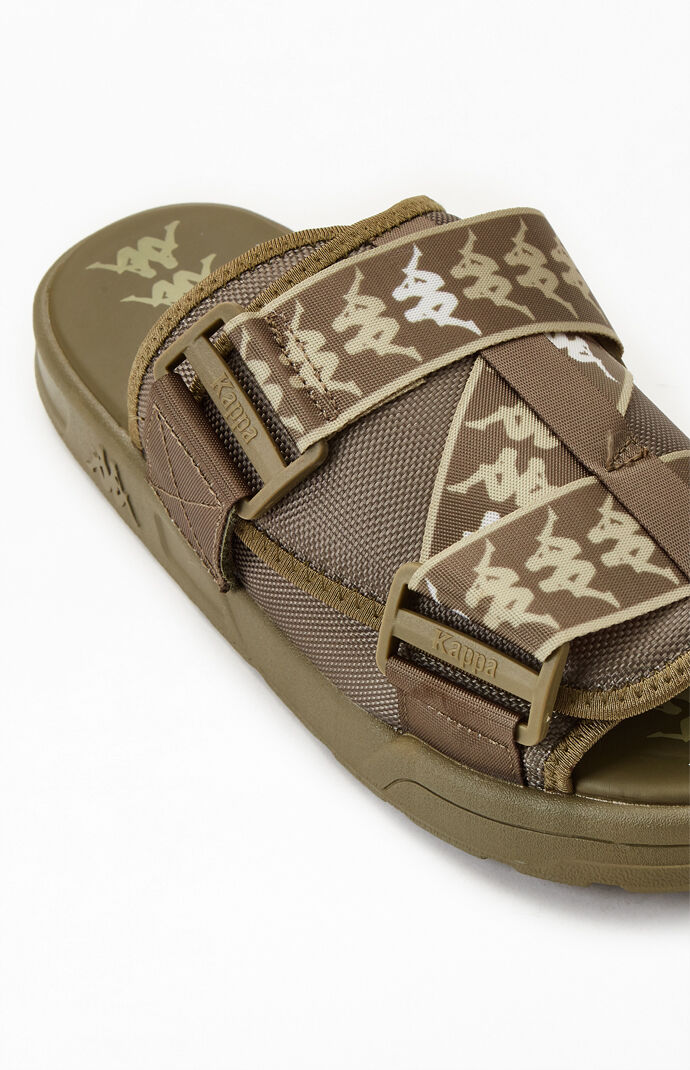 Olive 222 Banda Mitel 1 Slide Sandals