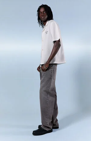 Logan Relaxed Straight Jeans Gray image number 1