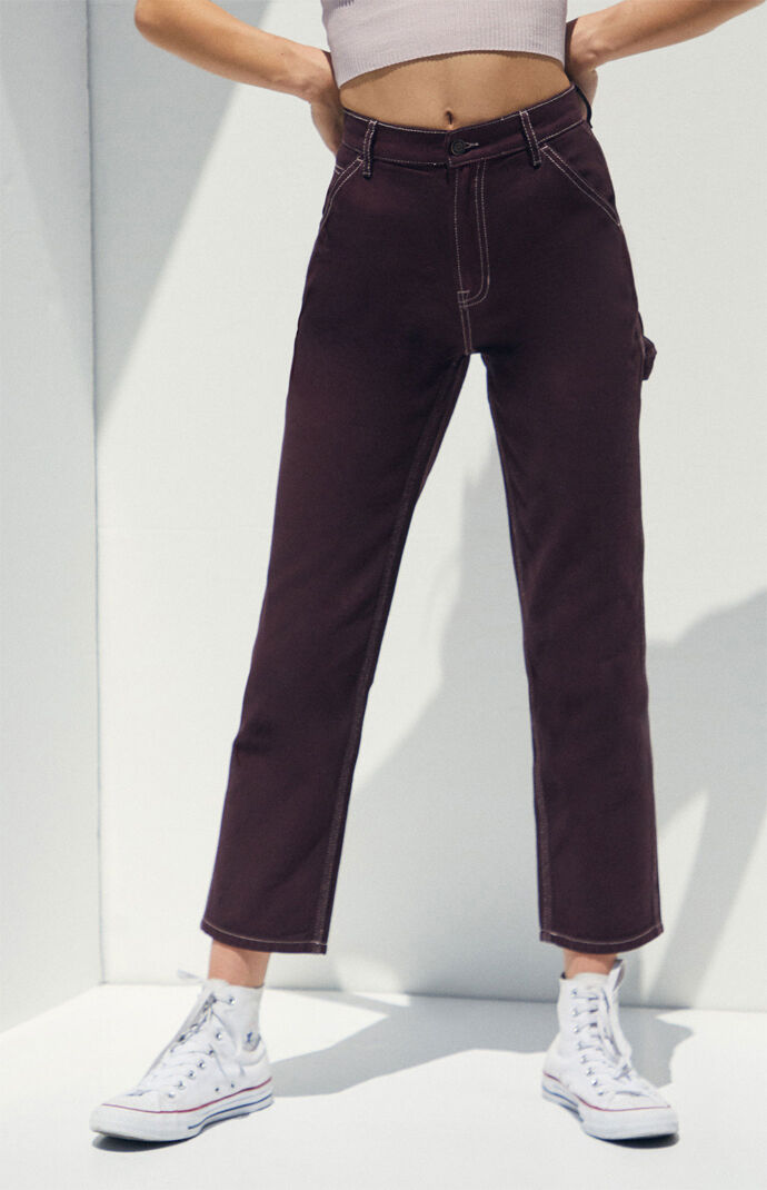 high waisted utility pants