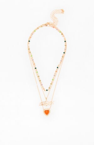 Lucky Girl Beaded Layered Necklace image number 1