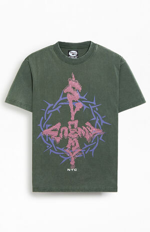 Cross Rhinestone T-Shirt image number 1