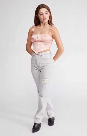 Tie Strap Corset Top image number 4