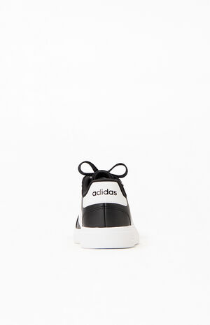 Kids Black Grand Court 2.0 Shoes image number 3
