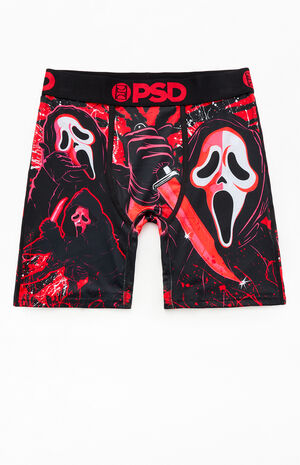 Ghost Face Call Me Boxer Briefs image number 1