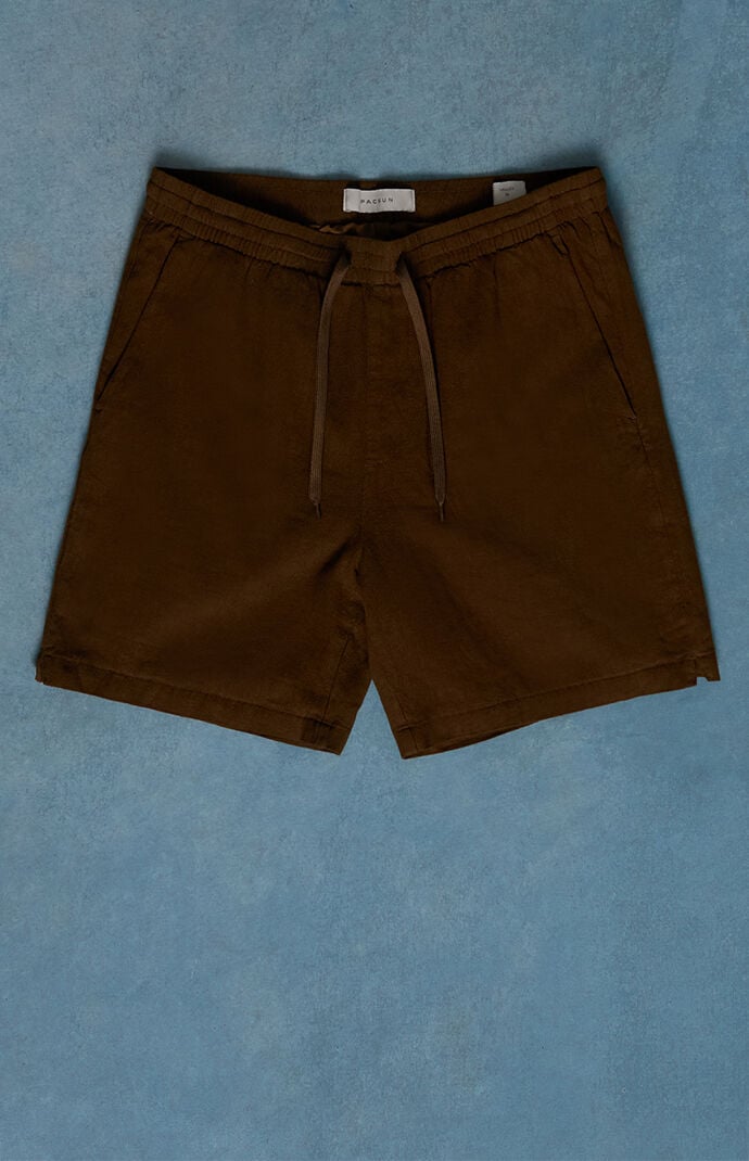 Pacsun Brown Linen Shorts